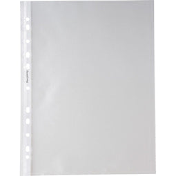 Pergamy geperforeerde showtas, ft A4, 11-gaatsperforatie, gekorrelde PP van 60 micron, pak van 200 stuks