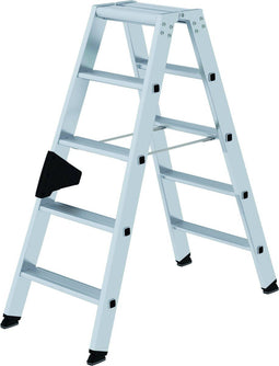 Gunzburger dubbele trapladder 2x5 treden