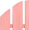 vidaXL - Tuinstoel - Adirondack - met - voetenbank - massief - vurenhout - roze
