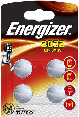 Energizer CR2032 - Batterij 235mAh - Hoogte 3,2mm - Gewicht 3g