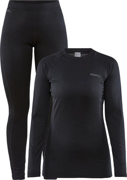Craft Core Dry Baselayer - Thermoset Dames - Warmte regulerend - Zwart - Maat S