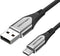 Vention COAHF USB-kabel USB 2.0 1 m USB A Micro-USB B Zwart
