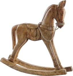 Decoratieve figuren DKD Home Decor Natuurlijk Touw Lichtbruin Koloniaal Mangohout (61 x 15 x 63 cm)