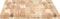 vidaXL - Wastafelblad - 140x60x4 - cm - onbehandeld - massief - acaciahout