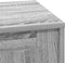 vidaXL - Nachttafel - met - LED-verlichting - Grijs - Sonoma - 44x34,5x45 - cm
