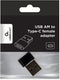 Gembird A-USB2-AMCF-02 - USB A naar USB type-C kabel - Zwart