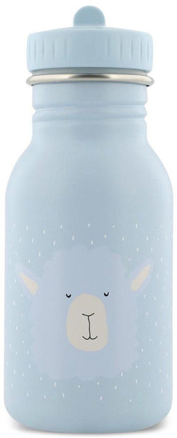 Trixie Mr Alpaca - RVS Drinkfles - Lekvrij - 350ml - Blauw