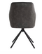 Criks Design Nova Draaibare Eetkamerstoel - 180° Draaibaar - Eco-Rundleder - Anthracite (2 stuks)