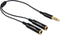 Delock - Jack Splitter - 3,5mm naar 2x 3,5mm Jack - zwart