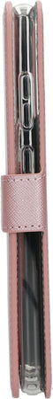 Mobiparts Galaxy A72 (2021) - Wallet Case - Saffiano motief - Roze