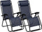 Abbey Chaise Longue IV - Campingstoel - Luxe textilene - Marine (2 stuks)