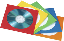 Hama CD/DVD sleeves colour mix 100-pack