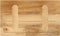 vidaXL - Tafelblad - rechthoekig - 40x20x2,5 - cm - massief - ruw - mangohout