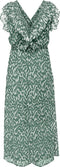 ONLY ONLTORIA LIFE CAPSLEEVE MIDI DRESS - Dames Jurk - V-hals met Ruches - Maat S