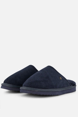 Warmbat Classic - Heren Sloffen - Suède - Donkerblauw - Maat 44