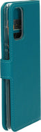 Mobiparts Galaxy S20 Plus - Wallet Case - Saffiano motief - Turquoise