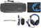 Nedis GCK41100 - Gaming Combo Kit - Verlicht toetsenbord met LED - Stereo koptelefoon en muis (1 set)