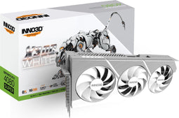 INNO3D GeForce RTX 4080 Super X3 OC White - Videokaart - 16GB GDDR6X - PCIe 4.0 - 1x HDMI 2.1a - 3x DisplayPort 1.4.a