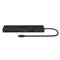 Port Designs 901906-W - USB-C Triple Screen Travel Docking Station - 11 aansluitingen - tot 4K