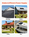 VEVOR Bifaciale Zonnepanelen 2 stuks - 400W