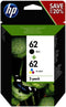 HP 62 (N9J71AE) - Inktcartridge - Zwart en kleur (Cyaan Geel Magenta)