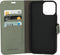 Mobiparts iPhone 13 Pro Max - Classic Wallet Case - Ruimte voor pasjes - Groen