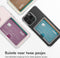 iMoshion Hoesje Geschikt voor iPhone 15 Pro Max Hoesje Met Pasjeshouder - iMoshion Softcase Backcover met pashouder 3.0 - Transparant