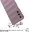 iMoshion Hoesje Geschikt voor Samsung Galaxy A14 (5G) / A14 (4G) Hoesje Siliconen - iMoshion EasyGrip Backcover - Paars