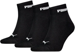 Puma Quartersokken Cushioned New Generation - 3-pack - Zwart - Maat 43/46 (3 paar)
