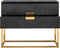 Richmond Interiors Ladenkast Blackbone gold 2-laden (Black rustic)