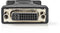 Nedis CCGB32901BK - DVI naar VGA Adapter - Resolutie tot 1920 x 1800 - Zwart
