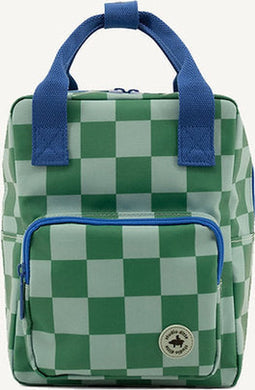 Studio Ditte Rugzak Blokjes S - Groen/Blauw