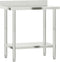vidaXL - Keukenwerktafel - met - spatscherm - 82,5x55x93 - cm - roestvrij - staal