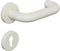 HEWI Rosettengrt.111R01.130 Ku.99 - Deurklink op rozet - U-Form - Wit