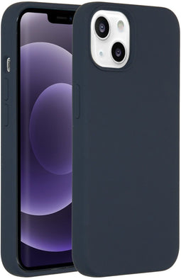 Accezz Liquid Silicone Backcover - iPhone 13 - Schokabsorberend - Donkerblauw