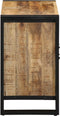 vidaXL - Badkamerkast - 55x35x60 - cm - Massief - Hout - Ruw - Mango