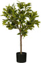 Mica Decorations Kunstplant Laurel - 25x25x90 cm - Polyethyleen - Groen