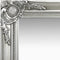 vidaXL - Wandspiegel - barok - stijl - 50x50 - cm - zilverkleurig