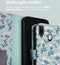 iMoshion Hoesje Geschikt voor Samsung Galaxy A20e Hoesje Met Pasjeshouder - iMoshion Design Bookcase smartphone - Blauw / Blue Flowers