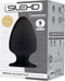 SILEXD - Anaal Plug Model 1 - 9 x 5,2 cm - Zwart