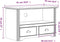 vidaXL - Tv-meubel - met - 2 - lades - BODO - 91,5x44,5x56 - cm - grenenhout - grijs