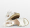 POSH by Poelman SAAR - Dames Sandalen - Imitatieleer - Wit - Maat 37