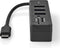 Nedis CCGB64250BK01 - USB-C Hub - 3x USB 3.2 Gen 1 - Aluminium