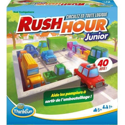 ThinkFun - Rush Hour Junior - Logicaspel - Puzzel - Verkeersopstopping - 40 uitdagingen 4 niveaus...