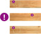 vidaXL - Traptreden - 2 - st - 100x25x2 - cm - massief - eikenhout - lichtbruin