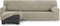 Hoes voor chaise longue met korte armleuning links Eysa THOR Beige 110 x 110 x 310 cm