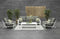 Garden Impressions Coba loungestoel verstelbaar - wit / moss groen