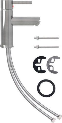 vidaXL - Wastafelkraan - 130x176 - mm - zilverkleurig