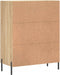 vidaXL - Dressoir - 69,5x34x90 - cm - bewerkt - hout - sonoma - eikenkleurig