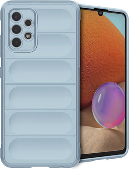 iMoshion Hoesje Geschikt voor Samsung Galaxy A32 (4G) Hoesje Siliconen - iMoshion EasyGrip Backcover - Lichtblauw